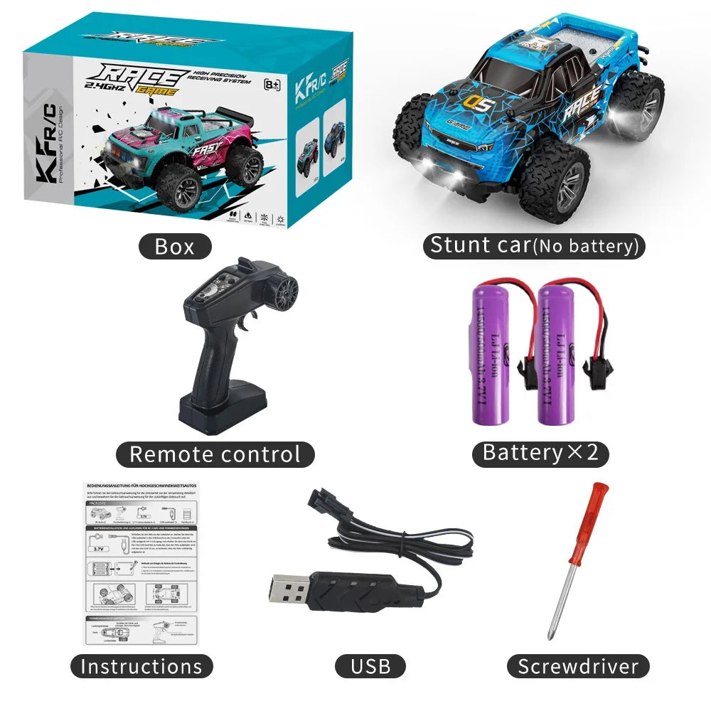 All-Terrain 4WD RC Drift Car - 100m Remote Control Fun-6