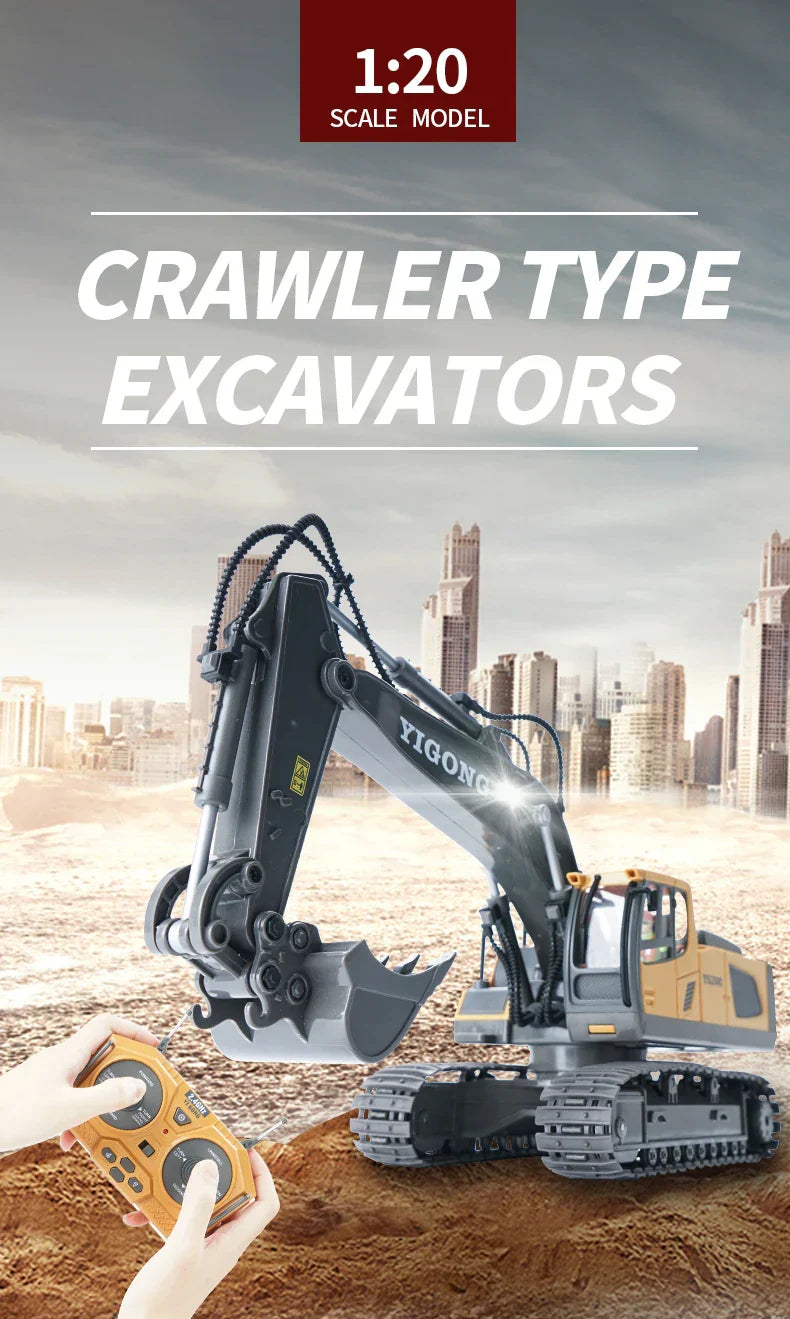 2.4G Remote Control Excavator Truck
